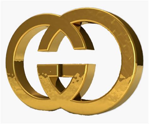 gold Gucci logo transparent